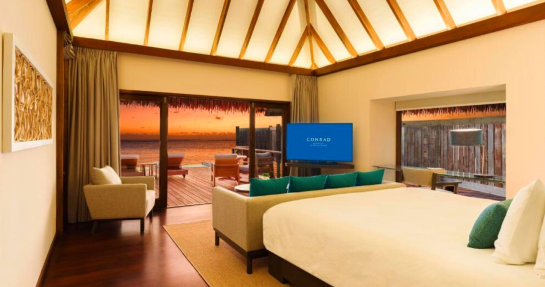 Hotel nas Ilhas Maldivas - Conrad Maldives Rangali Island